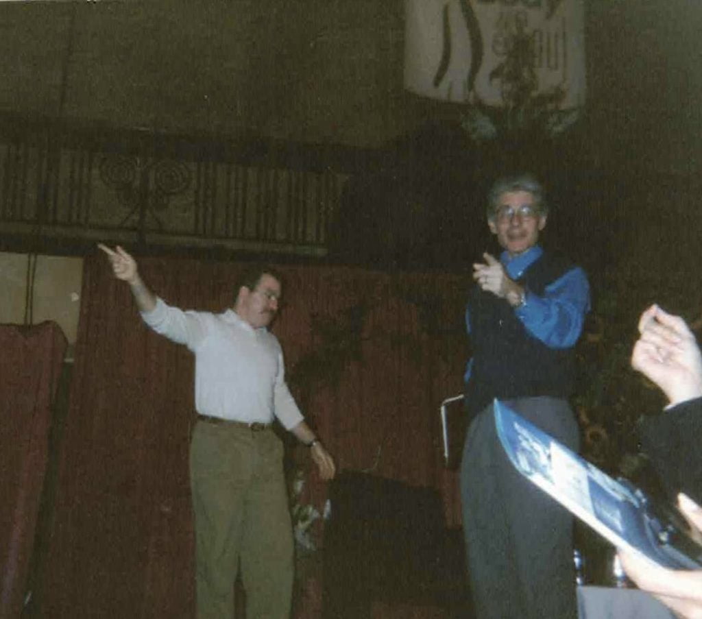 James Van Praagh and Dr. Brian Weiss. The energy was amazing.